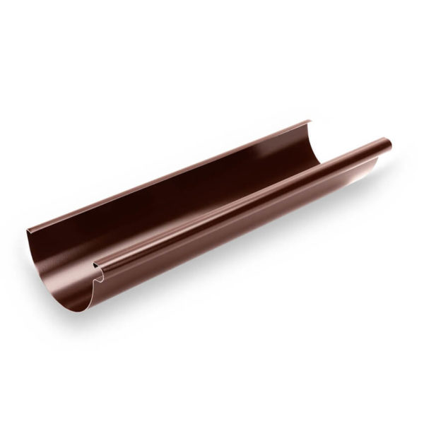 Желоб металлический Галеко цвет шоколадно коричневый